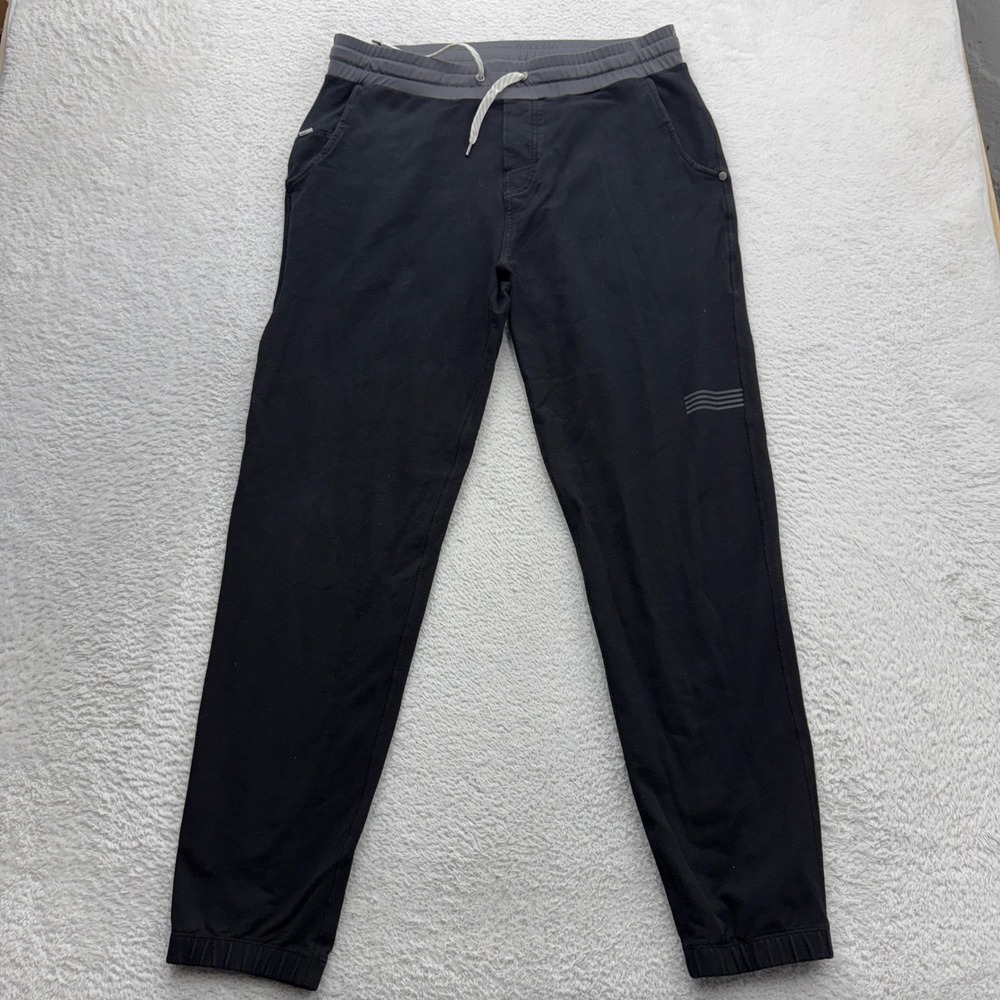 Vuori Sunday Performance Jogger Mens XL‎ Black Grey V406 Cotton Stretch Pants